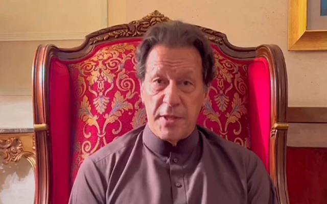 عمران خان کا لانگ مارچ کیلئے ویڈیو پیغام جاری 