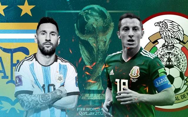 فٹبال ورلڈ کپ کے اہم میچ میں ارجنٹینا نے میکسیکو کو شکست دیدی