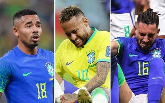 فٹبال ورلڈ کپ: برازیل کی ٹیم کو بڑا دھچکا لگ گیا 