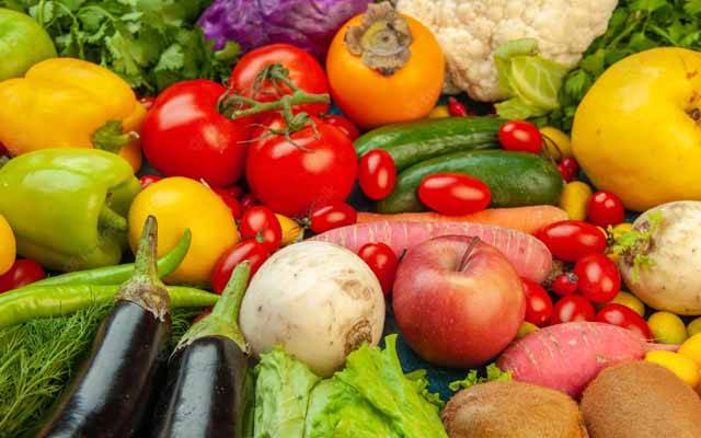 Fruits and Vegetables rates