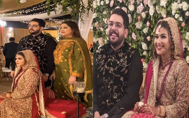 معروف اداکارہ کے بیٹے کی شادی؛ تصاویر وائرل