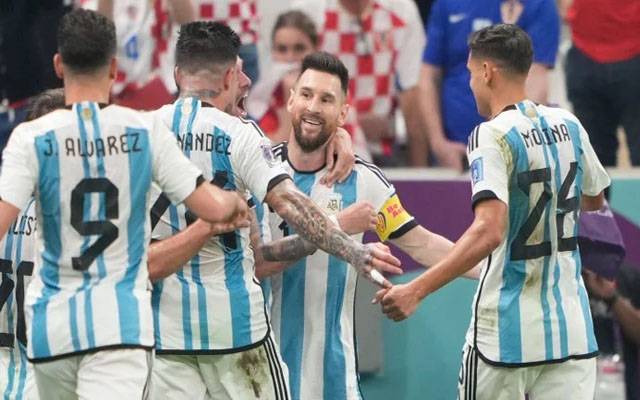 پہلا سیمی فائنل: کروشیا کو شکست دیکر ارجنٹائن ورلڈکپ کے فائنل میں پہنچ گیا
