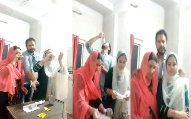 بھارتی اداکارہ کی دھمکیوں سے تنگ آکر 3 افراد نے زہر کھا لیا، ویڈیو وائرل 