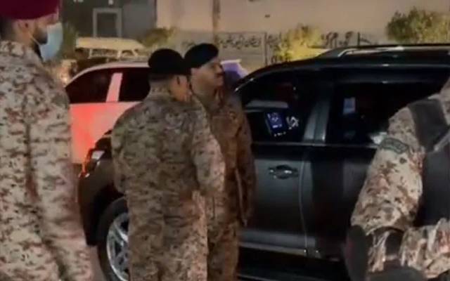 ڈی جی رینجرز کا مختلف علاقوں کا دورہ، سیکورٹی انتظامات کا جائزہ 