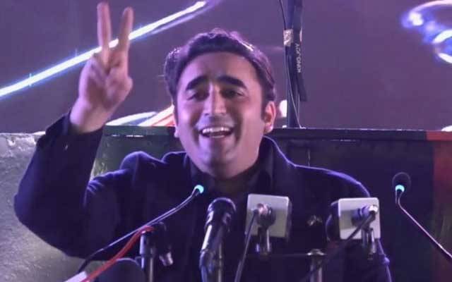 Bilawal Bhutto talking to the People on Benazir Bhutto's 15th death anniversary