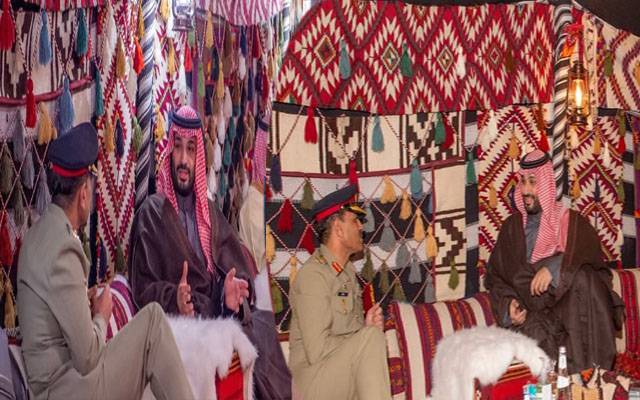 آرمی چیف جنرل عاصم منیر کی سعودی ولی عہد سے ملاقات