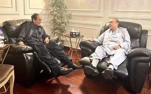 چوہدری شجاعت کی آصف زرداری سے ملاقات