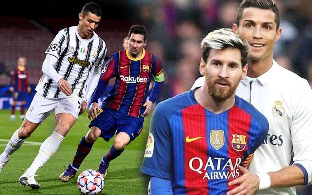 Ronaldo and Lionel Messi