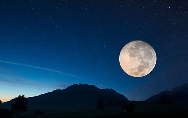 Moon close to earth 
