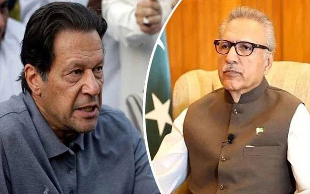 صدر علوی کی عمران خان سے چند گھنٹوں میں دوسری ملاقات