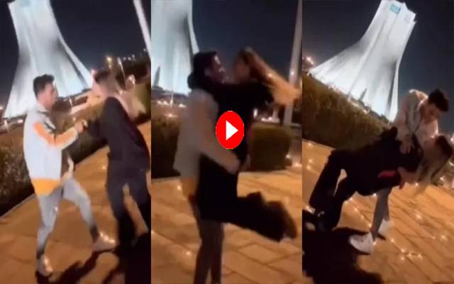 سڑک پر ڈانس کرنیوالے لڑکا لڑکی کےساتھ کیا ہوا؟