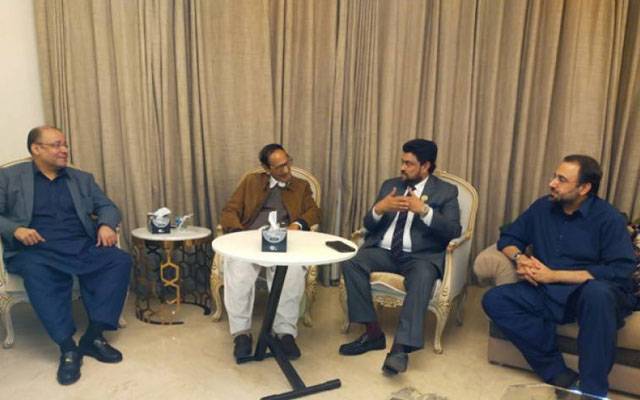 گورنر سندھ کی چودھری شجاعت سے ملاقات