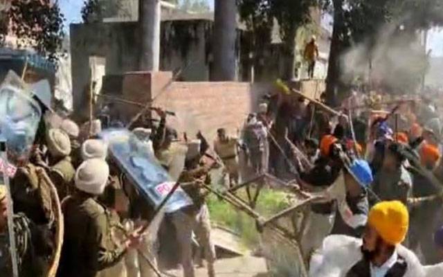 Indian Punjab Ajnala,police station,captured,Khalistan moment sporters,City42