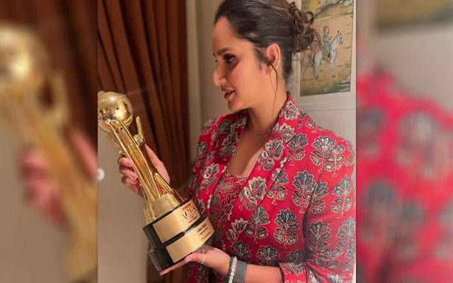 ثانیہ مرزا نے’انسپریشنل آئیکون ایوارڈ‘ اپنے نام کرلیا