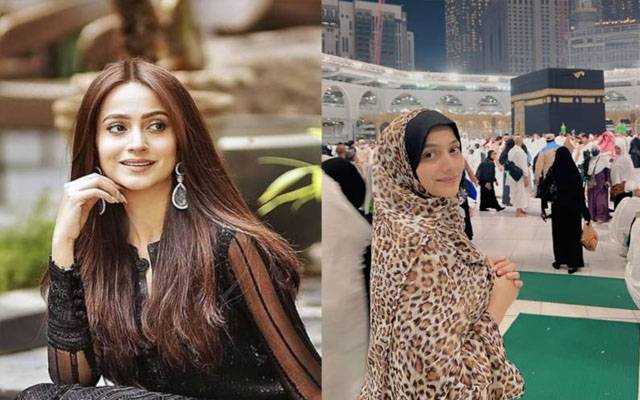 زرنش خان کی عمرے کے بعد حجاب میں تصاویر