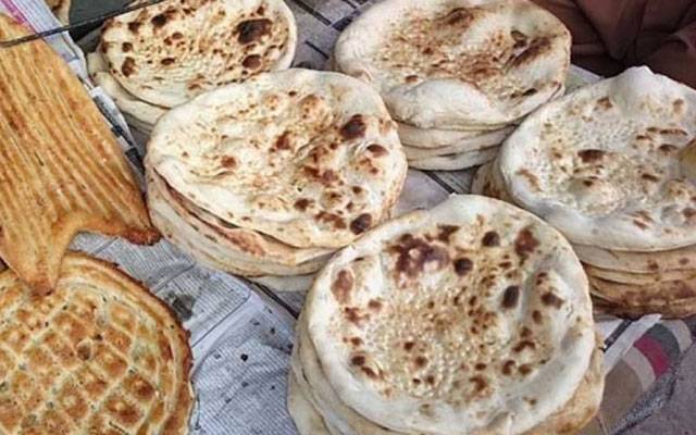 روٹی کی قیمت 25 روپے کرنے کا اعلان