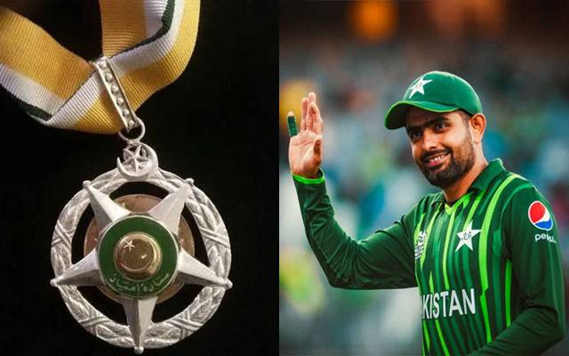 بابر اعظم کو یوم پاکستان پر ستارہ امتیاز دینے کا اعلان 
