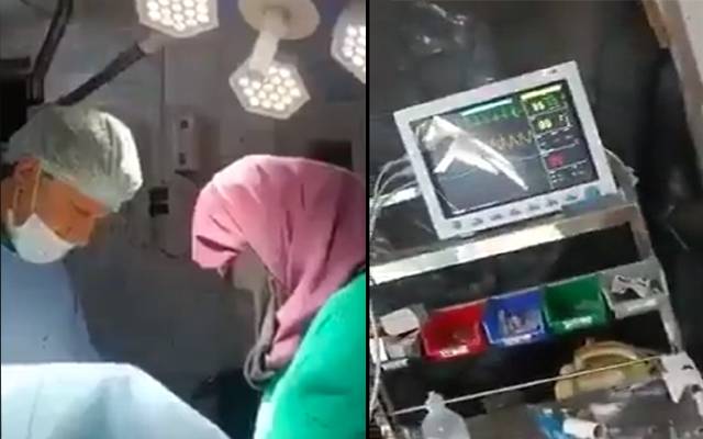 زلزلے کے دوران آپریشن تھیٹر میں ڈاکٹرز نے ماں اور بچے کی جان کیسے بچائی؟