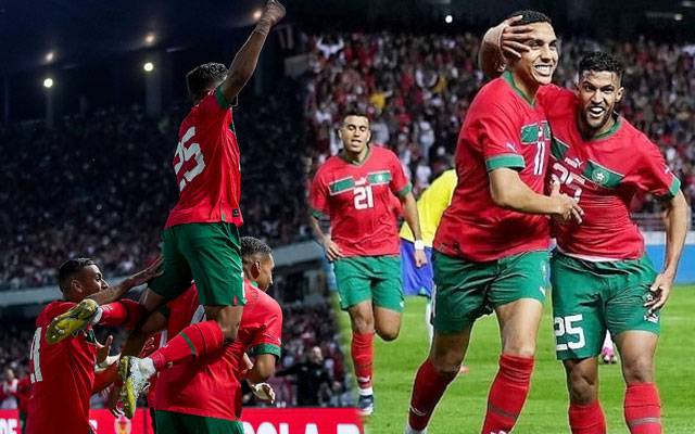 مراکش نے 5 بار کی عالمی چیمپئین برازیل کو شکست دیدی