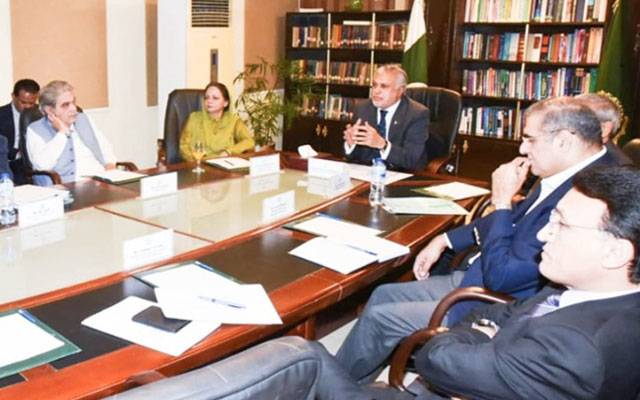 اسحاق ڈار کی ڈپٹی ایم ڈی آئی ایم ایف کے ورچوئل اجلاس میں شرکت 