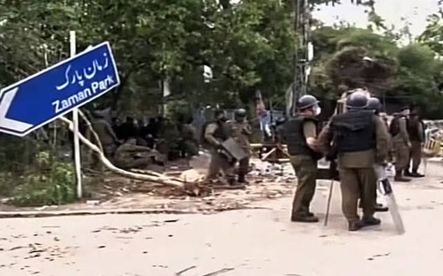 ڈیڈ لائن ختم، زمان پارک میں آپریشن کی تیاریاں مکمل، راستے سیل