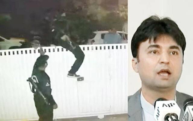 مراد سعید کے گھر پر پولیس کا چھاپہ، ویڈیو منظر عام پر آگئی 