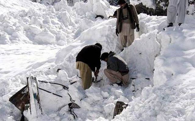  برفانی تودہ گرنے سے 10 افراد جاں بحق 