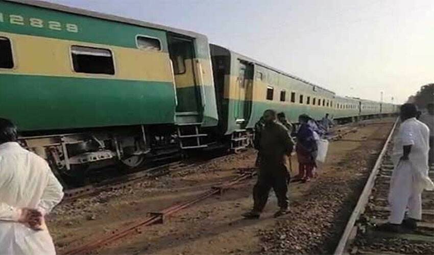  کراچی سے اسلام آباد جانے والی ٹرین بڑے حادثے سے بچ گئی