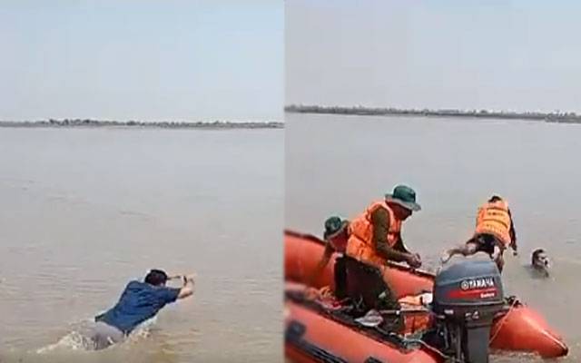 اسسٹنٹ کمشنر پنڈدادنخان انور علی کانجو نے دریائے جہلم میں چھلانگ لگادی