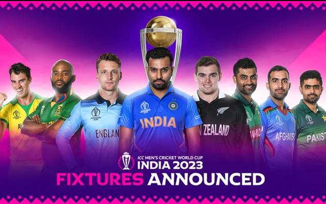 آئی سی سی ورلڈ کپ 2023 کے شیڈول کا اعلان 