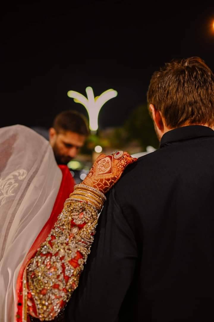 شاہد آفریدی کی بڑی بیٹی اقصیٰ کی رخصتی ، تصاویر منظر عام پر آگئیں