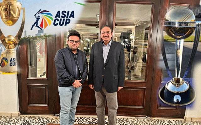 ذکاء اشرف کی بھارتی کرکٹ بورڈ کے سیکرٹری جے شاہ سے ملاقات 