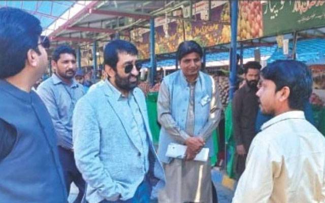 سی ای او ماڈل بازار شاہد قادر کا ماڈل بازاروں کا اچانک دورہ