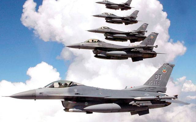 امریکا کا ایف 16 طیاروں کو بحری بیڑہ خلیج بھیجنے کا اعلان 