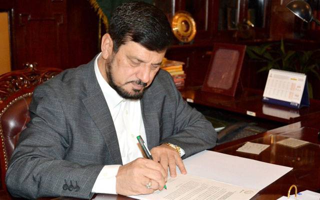 گورنر کے پی غلام علی سے بھتہ مانگنے کا انکشاف