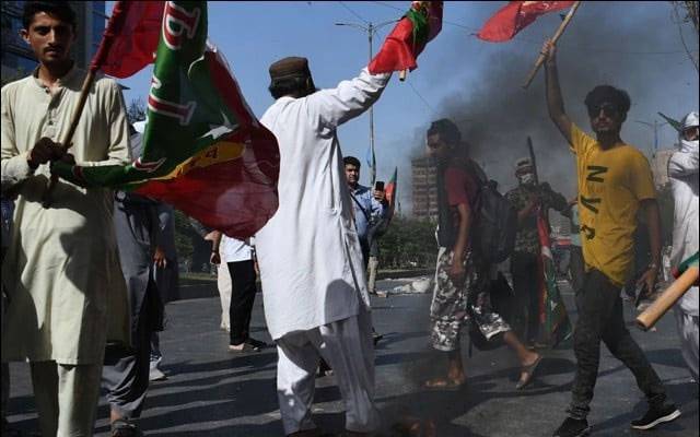 سانحہ 9 مئی کی مزید تصاویر منظر عام پر آگئیں