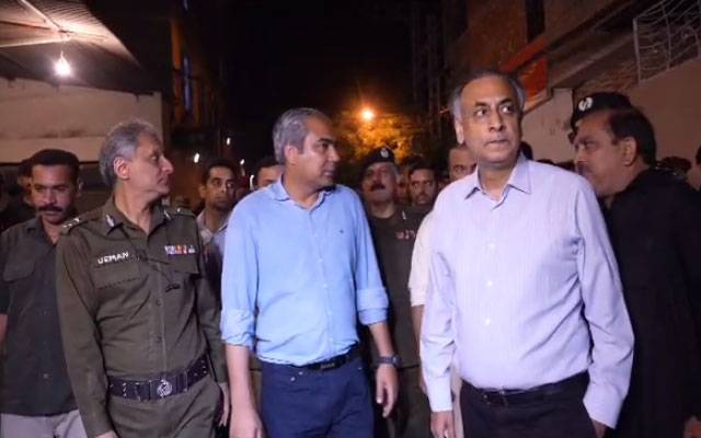 نگران وزیراعلیٰ پنجاب محسن نقوی کا امام بارگاہ خیمہ سادات اور  لٹن روڈ کا دورہ