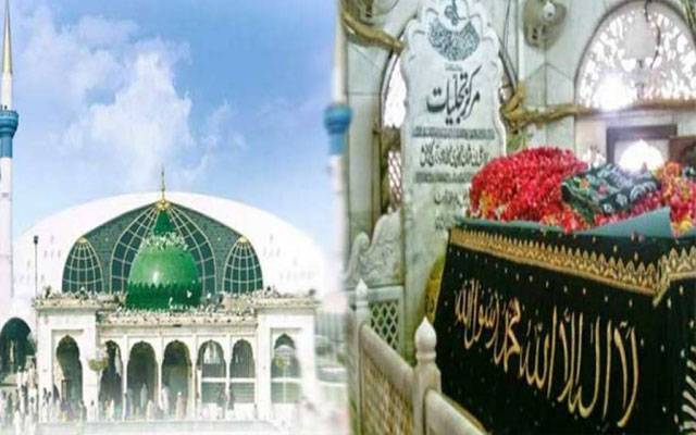 حضرت داتا گنج بخشؒ کے مزار کوعرق گلاب سے غسل دیدیا گیا 