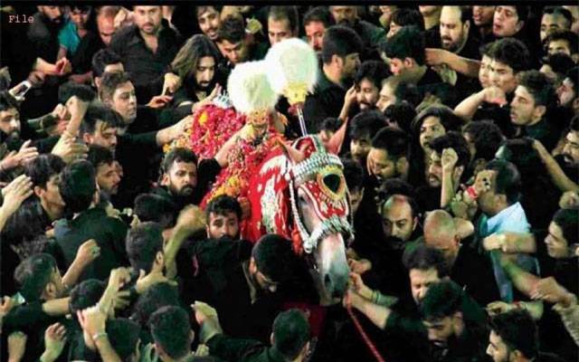 شہدائے کربلا کو خراج عقیدت پیش کرنے کیلئے ملک بھر میں جلوس ومجالس