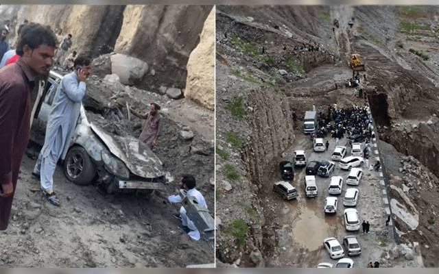 Landslides in Gilgit Baltistan, City42, Two main highways closed, Quraqaram Highway, Baltistan highway