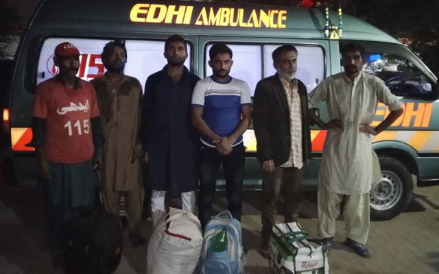 بھارت کی جیل سے رہائی پانے والے دو پاکستانی شہری کراچی پہنچ گئے
