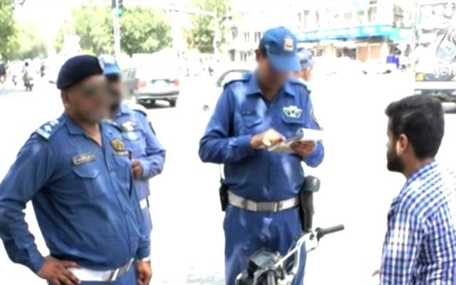 موٹر سائیکل سواروں کی شامت آگئی