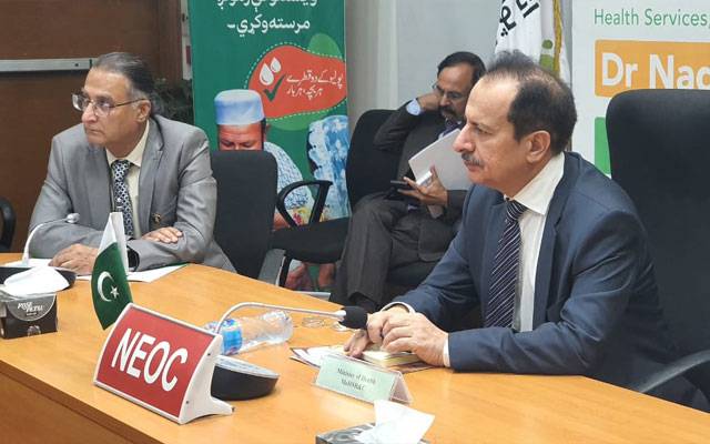  نگران وفاقی وزیر صحت ڈاکٹر ندیم جان نے پاکستان پولیو پروگرام کا دورہ 