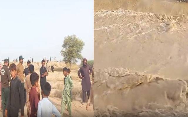 سیلابی ریلا احمد پور شرقیہ میں داخل،فصلیں تباہ،لوگوں کے ایمرجنسی انخلا کے لئے ٹیمیں الرٹ