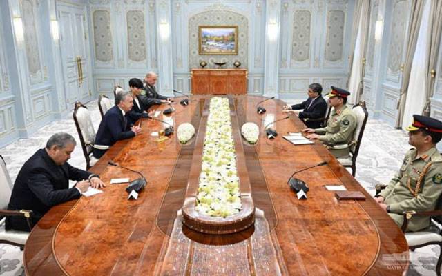 آرمی چیف جنرل عاصم منیر کا ازبکستان کا دورہ، صدر سے ملاقات