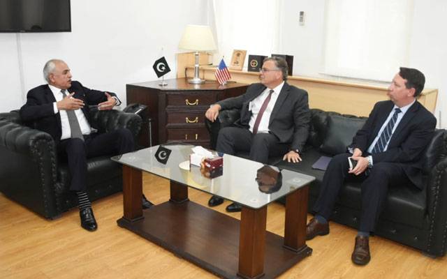  نگران وفاقی وزیر براۓ مواصلات شاہد اشرف تارڑ کی امریکی سفیر سے ملاقات, باہمی دلچسپی کے امور پر تبادلہ خیال 
