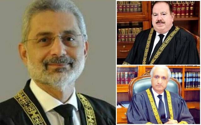 Chief Justice Of Pakistan, Justice Qazi Faiz Isa, justice Sardar Tariq Masood, Justice Ijazul Ahsan, Practice and Procedure Act Case, written order, city42