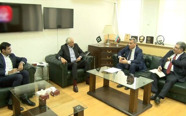  شاہد اشرف تارڑ کی آذربائیجان کے سفیر سے ملاقات، باہمی دلچسپی کے امور پر تبادلہ خیال 