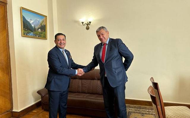 پاکستان کے نئے سفیر محمد خالد جمالی کی روس کے نائب وزیر خارجہ آندرے روڈنکو سے ملاقات
