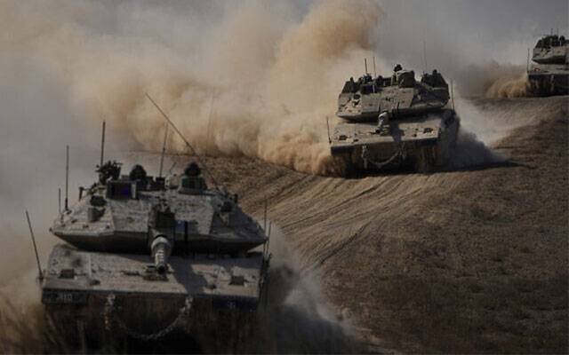 Israel's Forces enter in Gaza along with tanks and armored vehicles, City42